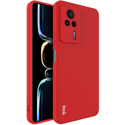 For Xiaomi Redmi K60E 5G IMAK UC-4 Series Straight Edge TPU Soft Phone Case(Red) - Xiaomi Cases by imak | Online Shopping UK | buy2fix