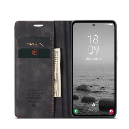 For Samsung Galaxy A54 CaseMe 013 Multifunctional Horizontal Flip Leather Phone Case(Black) - Galaxy Phone Cases by CaseMe | Online Shopping UK | buy2fix