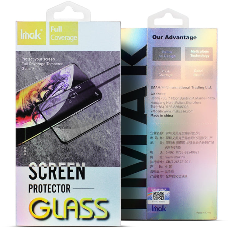 For Motorola Edge 2022 5G IMAK 9H Full Screen Tempered Glass Film Pro+ Series - Motorola Tempered Glass by imak | Online Shopping UK | buy2fix