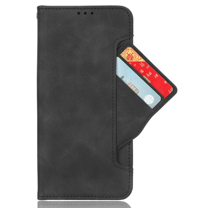 For Blackview A52 Skin Feel Calf Texture Card Slots Leather Phone Case(Black) - More Brand by buy2fix | Online Shopping UK | buy2fix