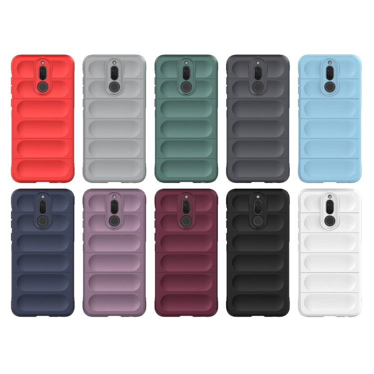 For Huawei Mate 10 Lite Magic Shield TPU + Flannel Phone Case(Grey) - Huawei Cases by buy2fix | Online Shopping UK | buy2fix