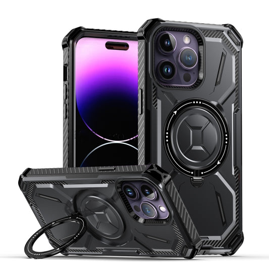 For iPhone 13 Pro Max Armor Series Holder Phone Case(Black) - iPhone 13 Pro Max Cases by buy2fix | Online Shopping UK | buy2fix