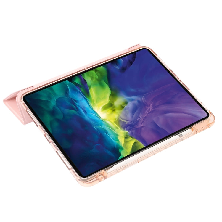 Clear Acrylic Leather Tablet Case For iPad Air 13 2024 / Pro 12.9 2022/ 2021 / 2020 / 2018(Lavender) - iPad Pro 12.9 (2022/2021) Cases by buy2fix | Online Shopping UK | buy2fix