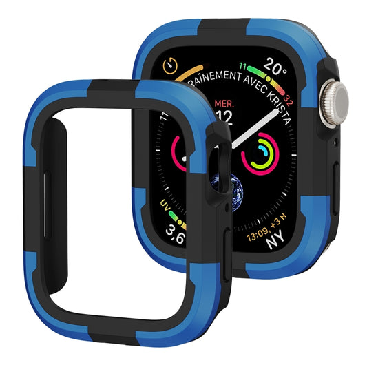 For Apple Watch Series 8 & 7 41mm Armor Frame Watch Case(Blue) - Watch Cases by buy2fix | Online Shopping UK | buy2fix