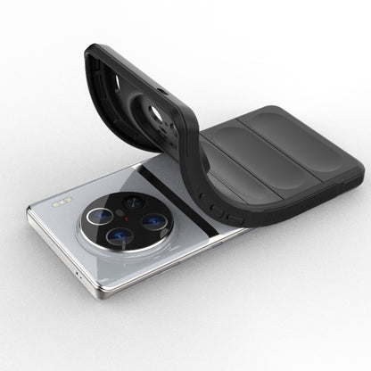 For vivo X90 Pro+ 5G Magic Shield TPU + Flannel Phone Case(White) - vivo Cases by buy2fix | Online Shopping UK | buy2fix