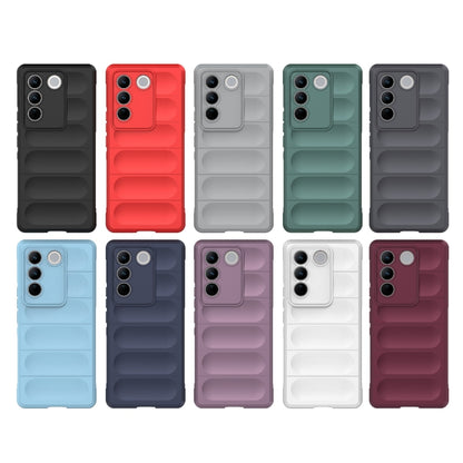 For vivo S16 Pro 5G Magic Shield TPU + Flannel Phone Case(Dark Grey) - vivo Cases by buy2fix | Online Shopping UK | buy2fix