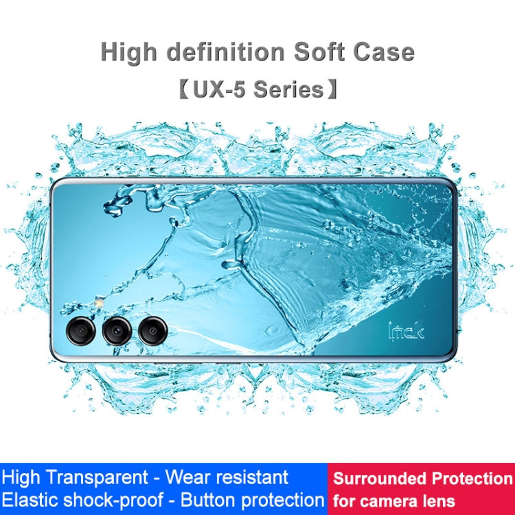 For Samsung Galaxy A14 4G / 5G imak UX-5 Series Transparent Shockproof TPU Protective Case - Galaxy Phone Cases by imak | Online Shopping UK | buy2fix