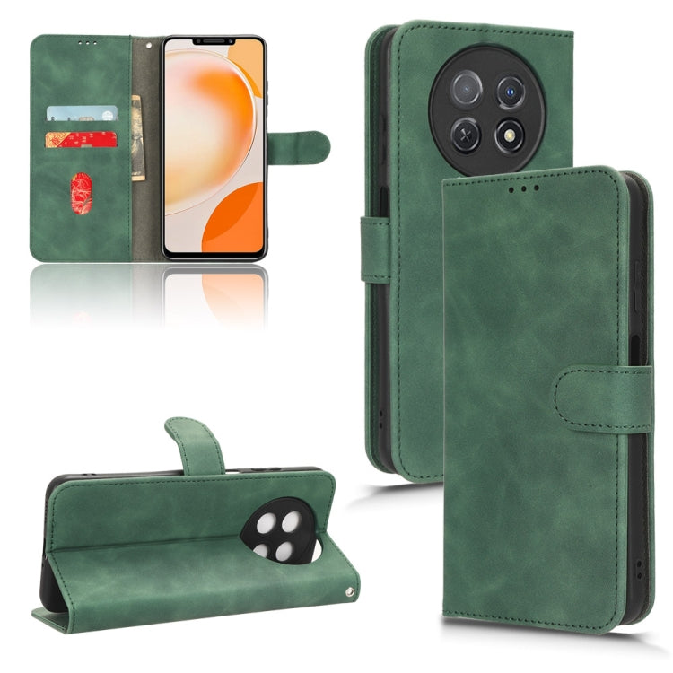 For Huawei Enjoy 60X Skin Feel Magnetic Flip Leather Phone Case(Green) - Ulefone Cases by buy2fix | Online Shopping UK | buy2fix