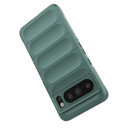 For Google Pixel 8 Pro 5G Magic Shield TPU + Flannel Phone Case(Light Blue) - Google Cases by buy2fix | Online Shopping UK | buy2fix