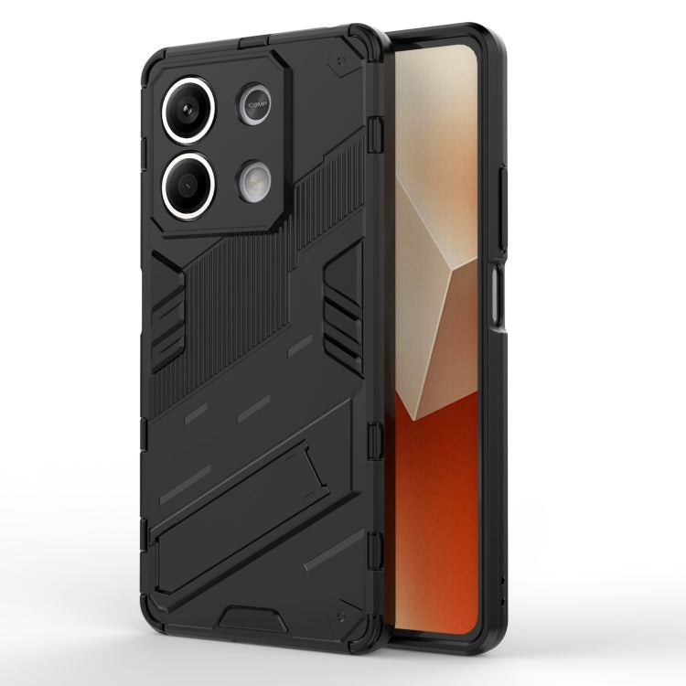 For Xiaomi Redmi Note 13 Punk Armor 2 in 1 PC + TPU Phone Case(Black) - Note 13 Cases by buy2fix | Online Shopping UK | buy2fix