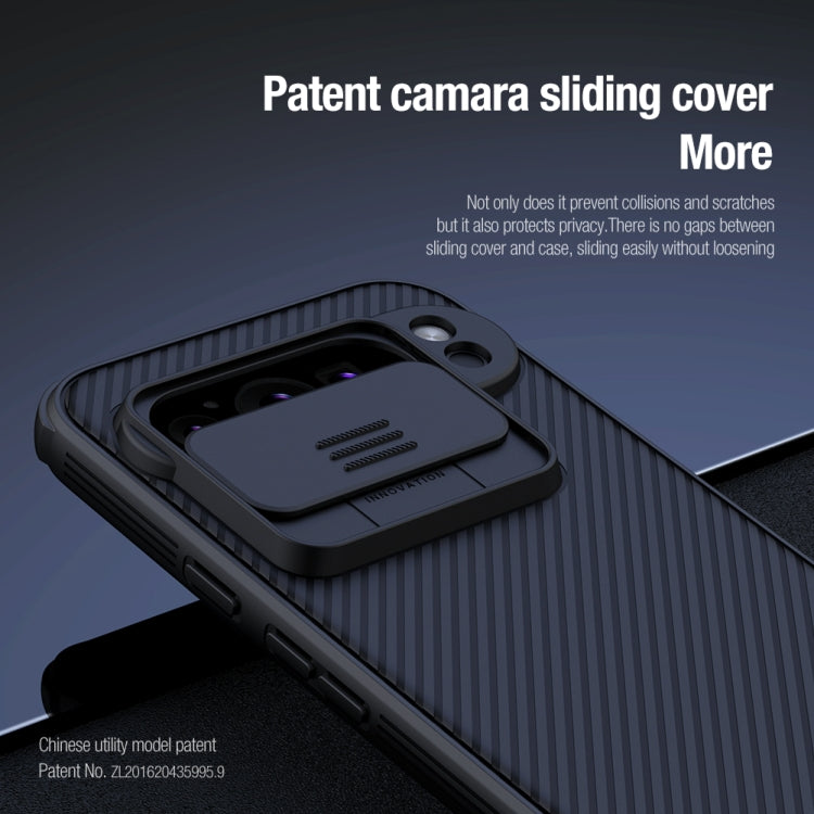 For Google Pixel 9 Pro NILLKIN CamShield Pro PC Phone Case(Black) - Google Cases by NILLKIN | Online Shopping UK | buy2fix