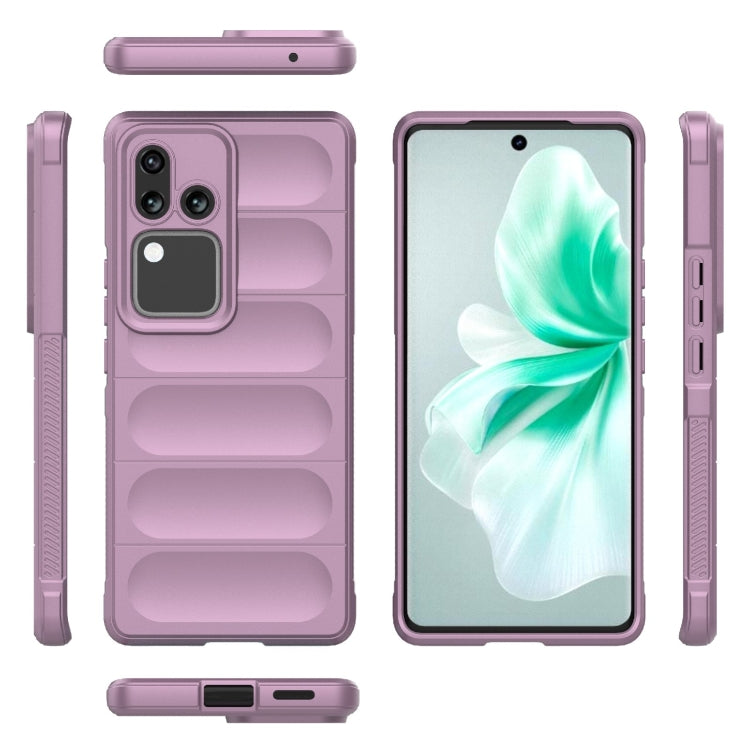 For vivo S18 5G Magic Shield TPU + Flannel Phone Case(Purple) - S18 Cases by buy2fix | Online Shopping UK | buy2fix