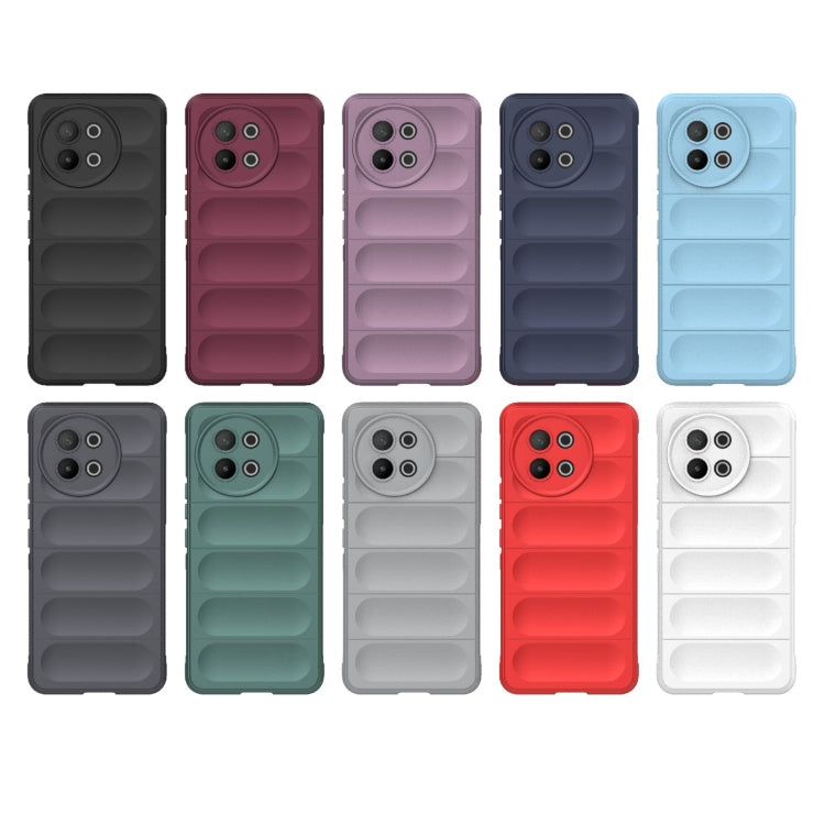 For vivo S18E 5G Magic Shield TPU + Flannel Phone Case(Dark Grey) - vivo Cases by buy2fix | Online Shopping UK | buy2fix