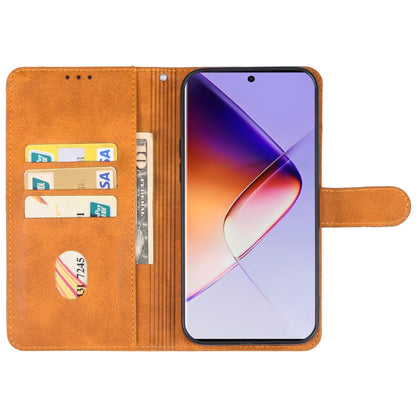 For Infinix Note 40 Pro+ 5G Leather Phone Case(Brown) - Infinix Cases by buy2fix | Online Shopping UK | buy2fix