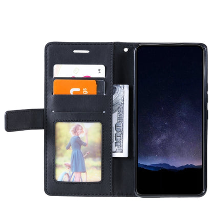 For Samsung Galaxy S24+ 5G Skin Feel Splicing Leather Phone Case(Black) - Galaxy S24+ 5G Cases by buy2fix | Online Shopping UK | buy2fix