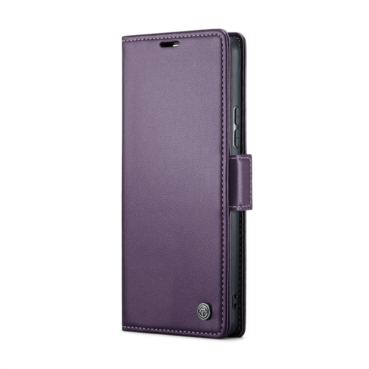 For Xiaomi Poco X6 5G CaseMe 023 Butterfly Buckle Litchi Texture RFID Anti-theft Leather Phone Case(Pearly Purple) - Xiaomi Cases by CaseMe | Online Shopping UK | buy2fix