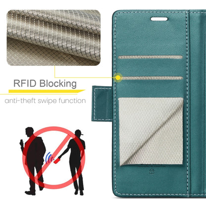 For Xiaomi Redmi Note 13 4G CaseMe 023 Butterfly Buckle Litchi Texture RFID Anti-theft Leather Phone Case(Pearly Blue) - Xiaomi Cases by CaseMe | Online Shopping UK | buy2fix