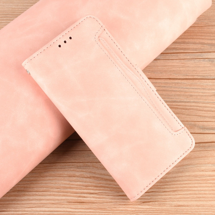 For Xiaomi Redmi K70 / K70 Pro 5G Skin Feel Calf Texture Card Slots Leather Phone Case(Pink) - K70 Pro Cases by buy2fix | Online Shopping UK | buy2fix