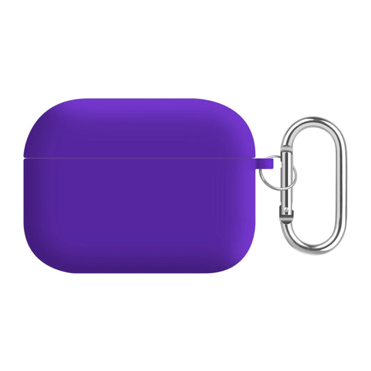 For AirPods Pro PC Lining Silicone Bluetooth Earphone Protective Case(Dark Purple) - For AirPods Pro by buy2fix | Online Shopping UK | buy2fix