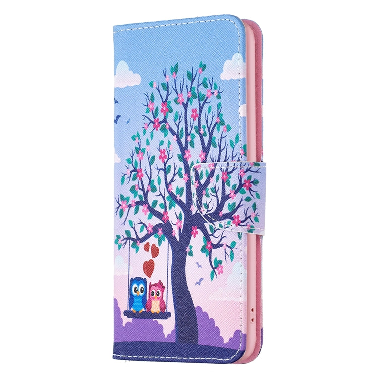 For Xiaomi Redmi Note 13 Pro 4G Global Colored Drawing Pattern Leather Phone Case(Owl) - Note 13 Pro Cases by buy2fix | Online Shopping UK | buy2fix