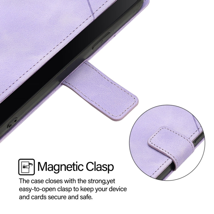 For Xiaomi Redmi K70 / K70 Pro Skin Feel Embossed Leather Phone Case(Light Purple) - K70 Cases by buy2fix | Online Shopping UK | buy2fix