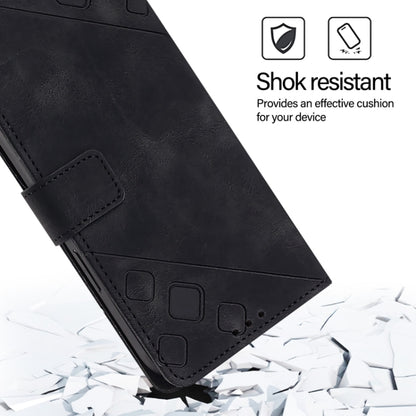 For Xiaomi Redmi K70 / K70 Pro Skin Feel Embossed Leather Phone Case(Black) - K70 Cases by buy2fix | Online Shopping UK | buy2fix