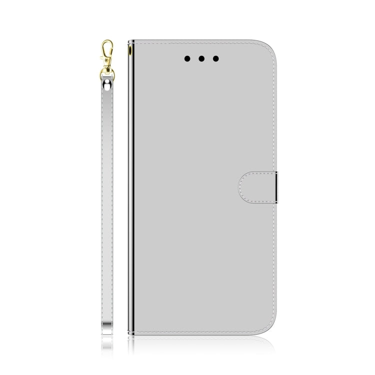 For Nokia C12 Imitated Mirror Surface Leather Phone Case(Silver) - Nokia Cases by buy2fix | Online Shopping UK | buy2fix