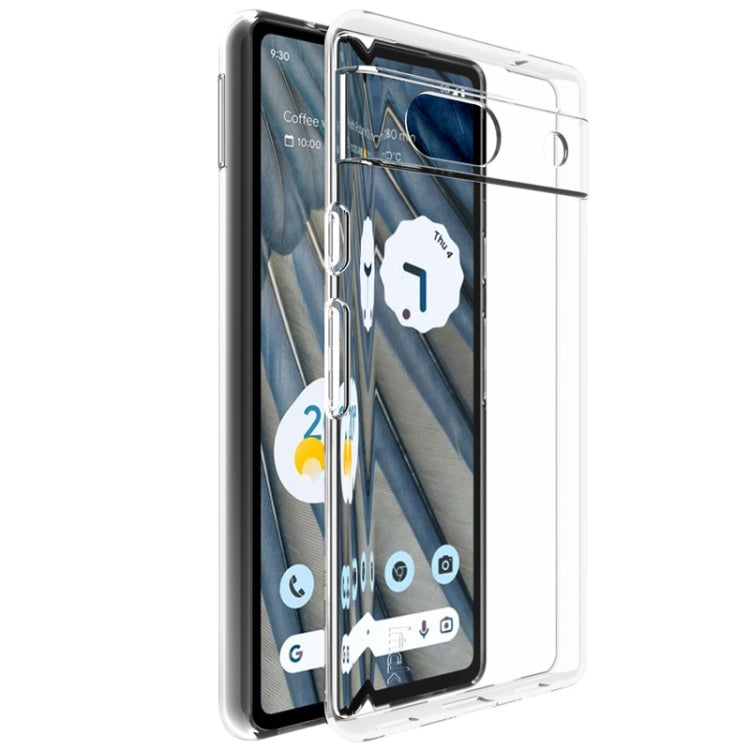 For Google Pixel 7a IMAK UX-5 Series Transparent Shockproof TPU Protective Phone Case(Transparent) - Google Cases by imak | Online Shopping UK | buy2fix