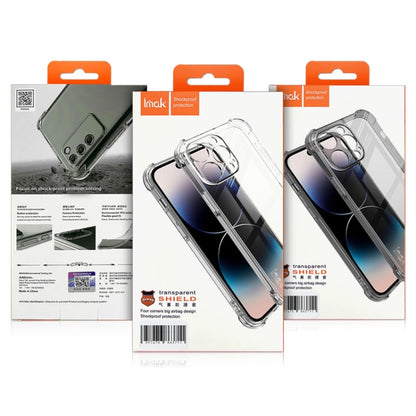 For Xiaomi 14 5G imak Shockproof Airbag TPU Phone Case(Transparent Black) - 14 Cases by imak | Online Shopping UK | buy2fix