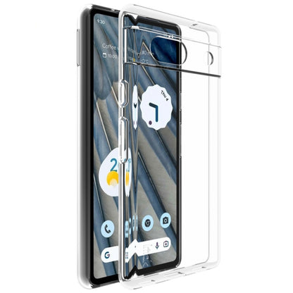 For Google Pixel 7a IMAK UX-10 Series Transparent Shockproof TPU Phone Case(Transparent) - Google Cases by imak | Online Shopping UK | buy2fix
