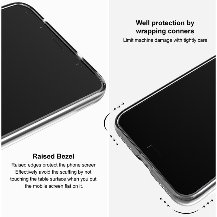 For Google Pixel 7a IMAK UX-10 Series Transparent Shockproof TPU Phone Case(Transparent) - Google Cases by imak | Online Shopping UK | buy2fix