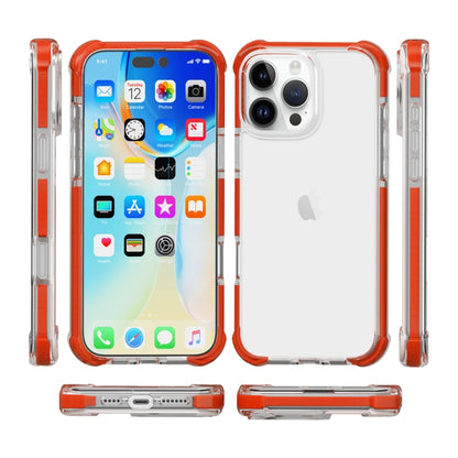 For iPhone 16 Pro Max Four-corner Shockproof TPU + Acrylic Phone Case(Red) - iPhone 16 Pro Max Cases by buy2fix | Online Shopping UK | buy2fix