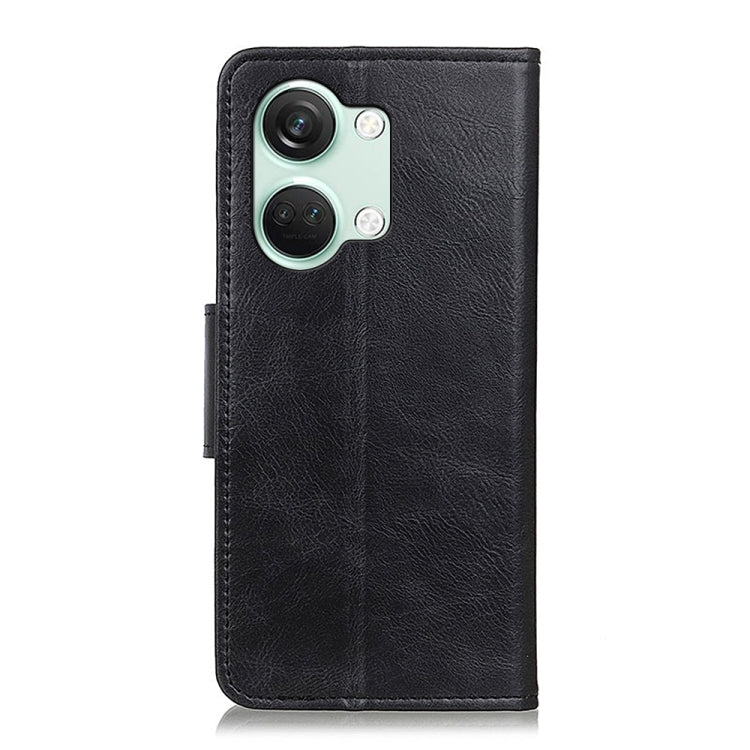 For OnePlus Nord 3 / Ace 2V Mirren Crazy Horse Texture Horizontal Flip Leather Phone Case(Black) - OnePlus Cases by buy2fix | Online Shopping UK | buy2fix