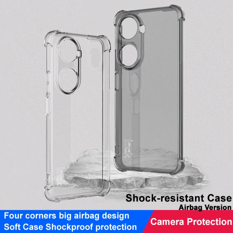 For Huawei nova 11 SE imak Shockproof Airbag TPU Phone Case(Transparent Black) - Huawei Cases by imak | Online Shopping UK | buy2fix