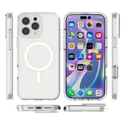 For iPhone 16 Pro Terminator Style Transparent MagSafe Magnetic Phone Case(Transparent) - iPhone 16 Pro Cases by buy2fix | Online Shopping UK | buy2fix