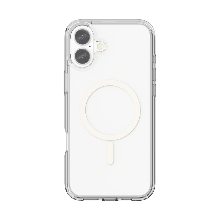 For iPhone 16 Plus Terminator Style Transparent MagSafe Magnetic Phone Case(Transparent) - iPhone 16 Plus Cases by buy2fix | Online Shopping UK | buy2fix