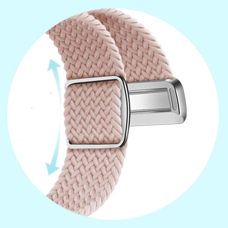 For Apple Watch Ultra 2 49mm Nylon Loop Magnetic Buckle Watch Band(Pink Sand) - Watch Bands by buy2fix | Online Shopping UK | buy2fix