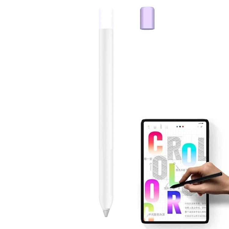 For Xiaomi Inspired II Stylus Pen Contrast Color Protective Case(White) - Pencil Accessories by buy2fix | Online Shopping UK | buy2fix