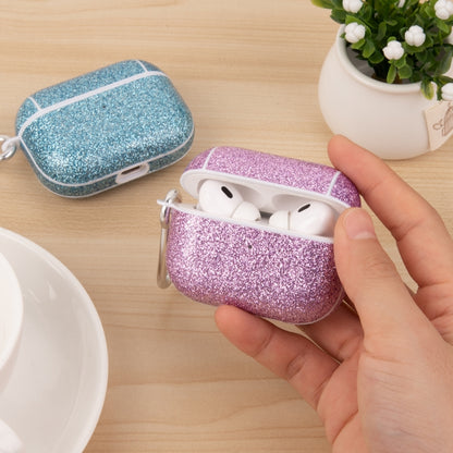 For AirPods 3 Glitter Powder Skin Texture PC TWS Earphone Case(Silver) - For AirPods 3 by buy2fix | Online Shopping UK | buy2fix