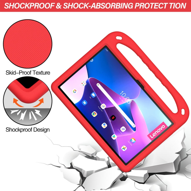 For Lenovo Pad Pro 2021 TB-J716F Handle Portable EVA Shockproof Tablet Case(Red) - Lenovo by buy2fix | Online Shopping UK | buy2fix