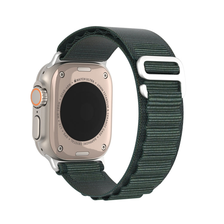 For Apple Watch SE 44mm DUX DUCIS GS Series Nylon Loop Watch Band(Green) - Watch Bands by DUX DUCIS | Online Shopping UK | buy2fix