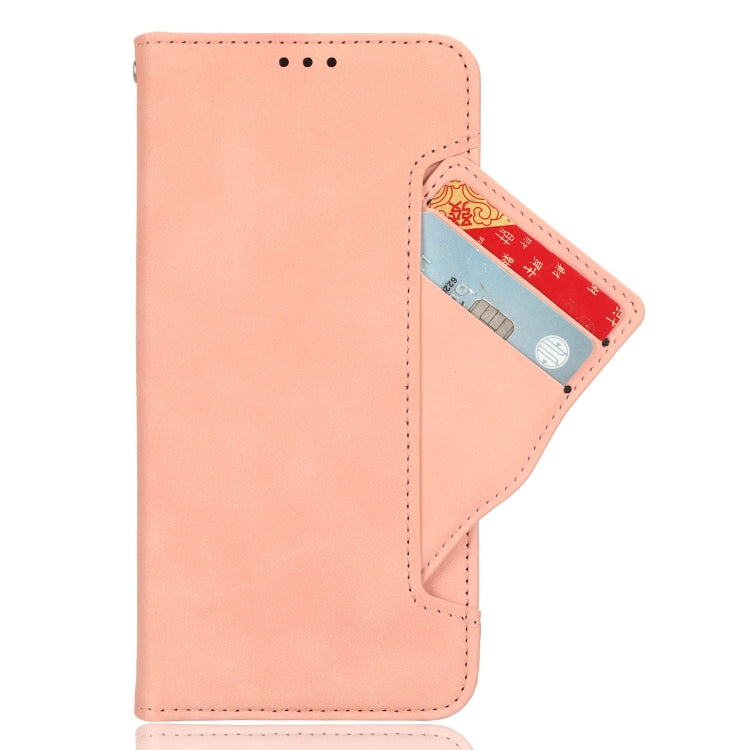For Blackview Oscal C30 / C30 Pro Skin Feel Calf Texture Card Slots Leather Phone Case(Pink) - More Brand by buy2fix | Online Shopping UK | buy2fix