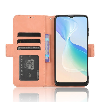 For Blackview Oscal C30 / C30 Pro Skin Feel Calf Texture Card Slots Leather Phone Case(Pink) - More Brand by buy2fix | Online Shopping UK | buy2fix