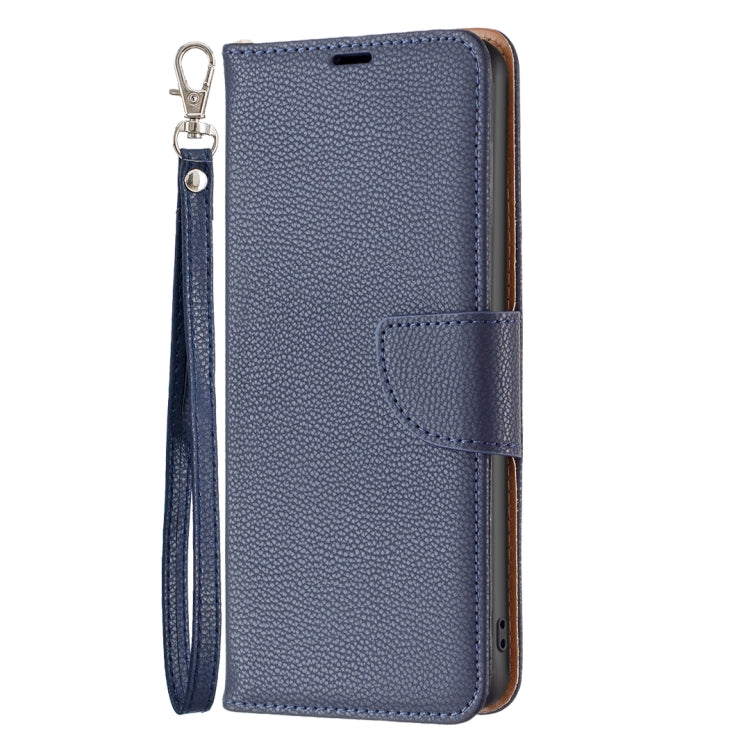 For Samsung Galaxy S24+ 5G Litchi Texture Pure Color Flip Leather Phone Case(Blue) - Galaxy S24+ 5G Cases by buy2fix | Online Shopping UK | buy2fix