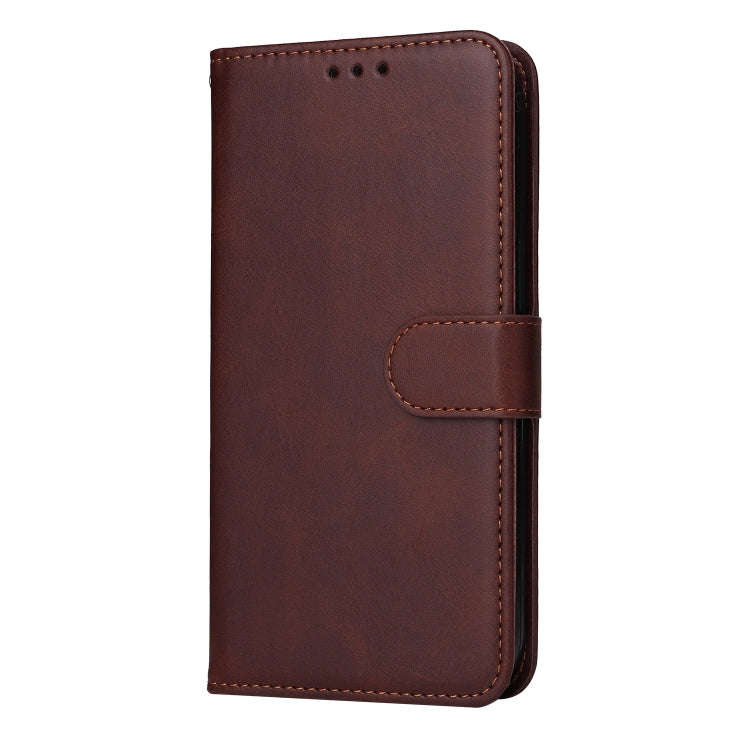 For Samsung Galaxy S23 FE 5G Classic Calf Texture Flip Leather Phone Case(Brown) - Galaxy S23 FE 5G Cases by buy2fix | Online Shopping UK | buy2fix