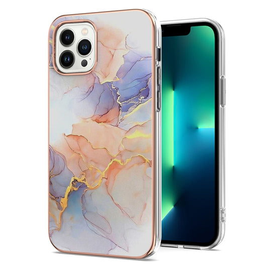 For iPhone 16 Pro Max Electroplating Pattern IMD TPU Shockproof Case(Milky Way White Marble) - iPhone 16 Pro Max Cases by buy2fix | Online Shopping UK | buy2fix