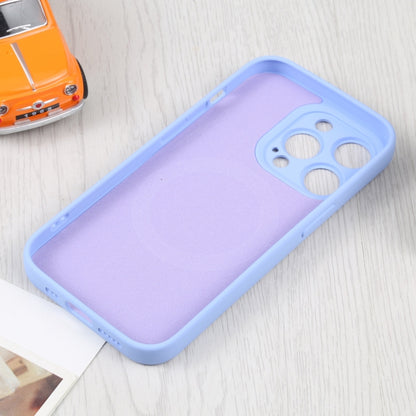 For iPhone 15 Pro Liquid Silicone Magsafe Phone Case(Light Purple) - iPhone 15 Pro Cases by buy2fix | Online Shopping UK | buy2fix