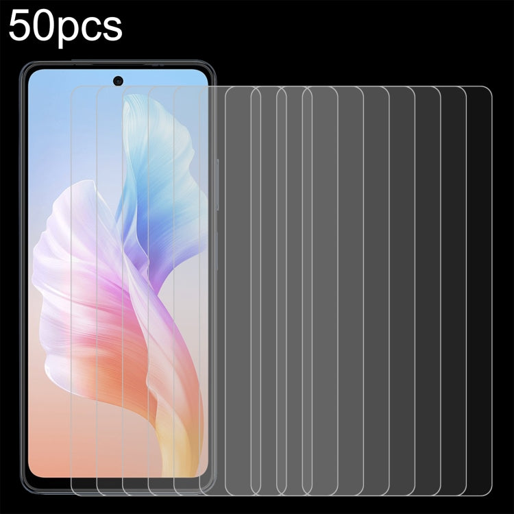For Blackview Oscal Tiger 12 50pcs 0.26mm 9H 2.5D Tempered Glass Film - For Blackview by buy2fix | Online Shopping UK | buy2fix