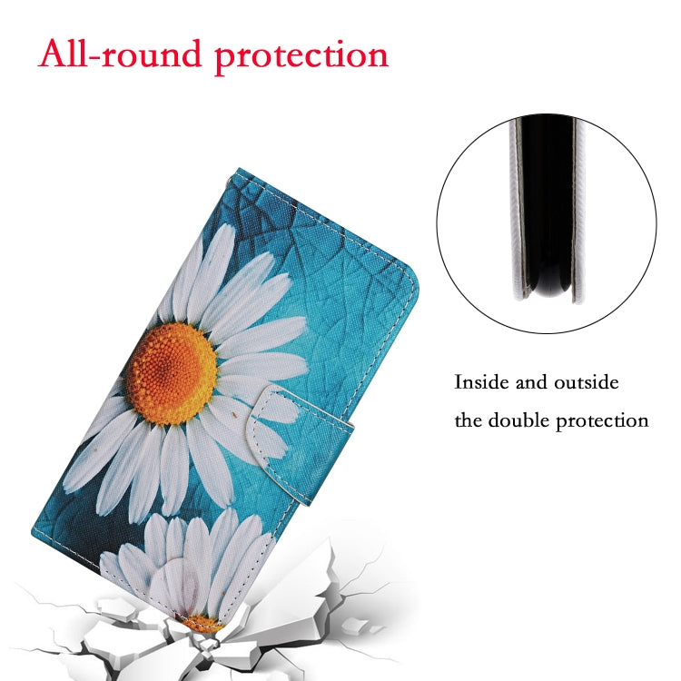 For iPhone 16 Pro Max 3D Colored Drawing Flip Leather Phone Case(Chrysanthemum) - iPhone 16 Pro Max Cases by buy2fix | Online Shopping UK | buy2fix