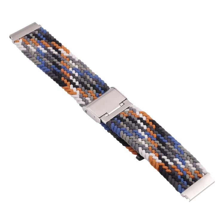 For Samsung Galaxy Watch 6 / 6 Classic Nylon Braided Metal Buckle Watch Band(Denim) - Watch Bands by buy2fix | Online Shopping UK | buy2fix